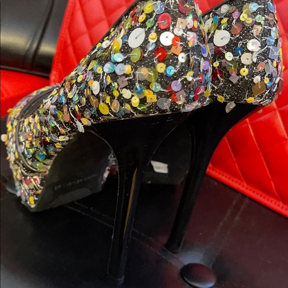 Sandal avec paillette et lurex - Picture 3 of 3